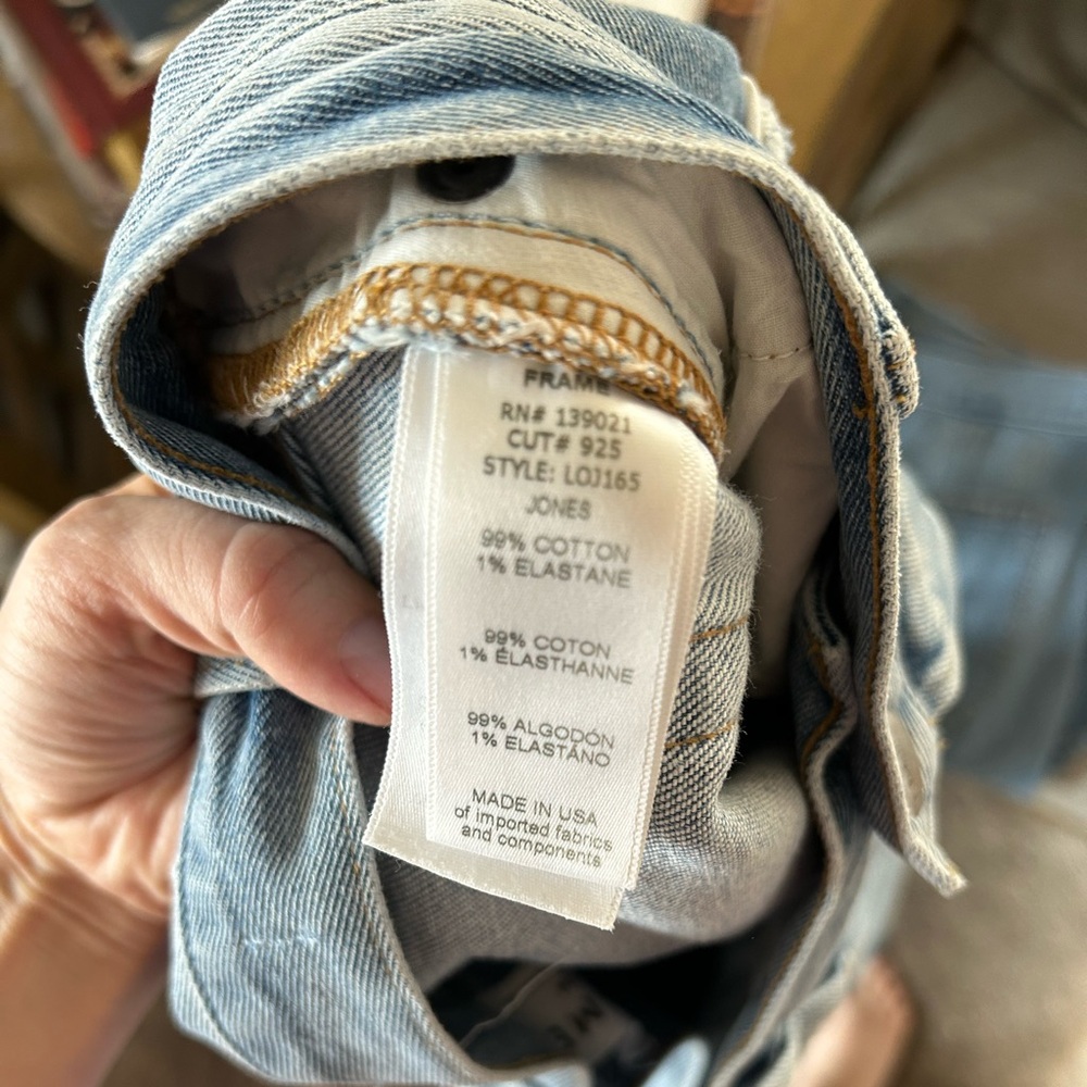 Frame Le Original Ankle Crop Jeans Denim - Picture 5 of 5